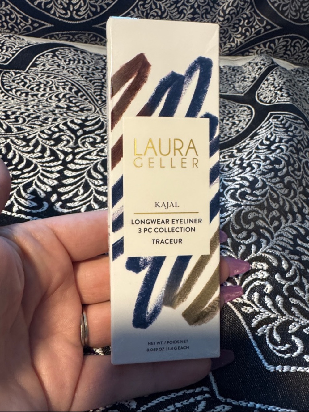 Laura Geller Longwear Kajal Eyeliner Trio - Blue, Brown, Olive